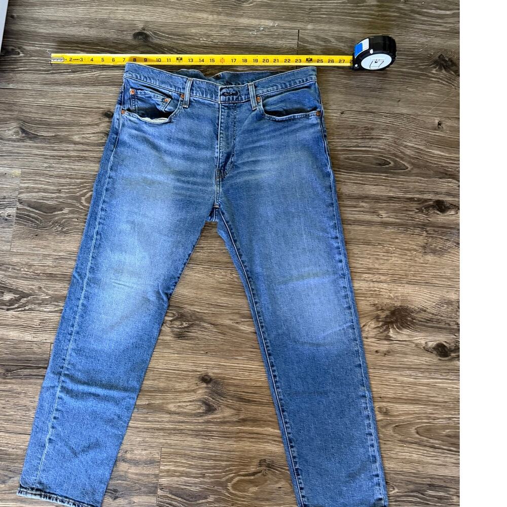 Levi Strauss Signature Premium men's jeans in a classic medium blue wash.